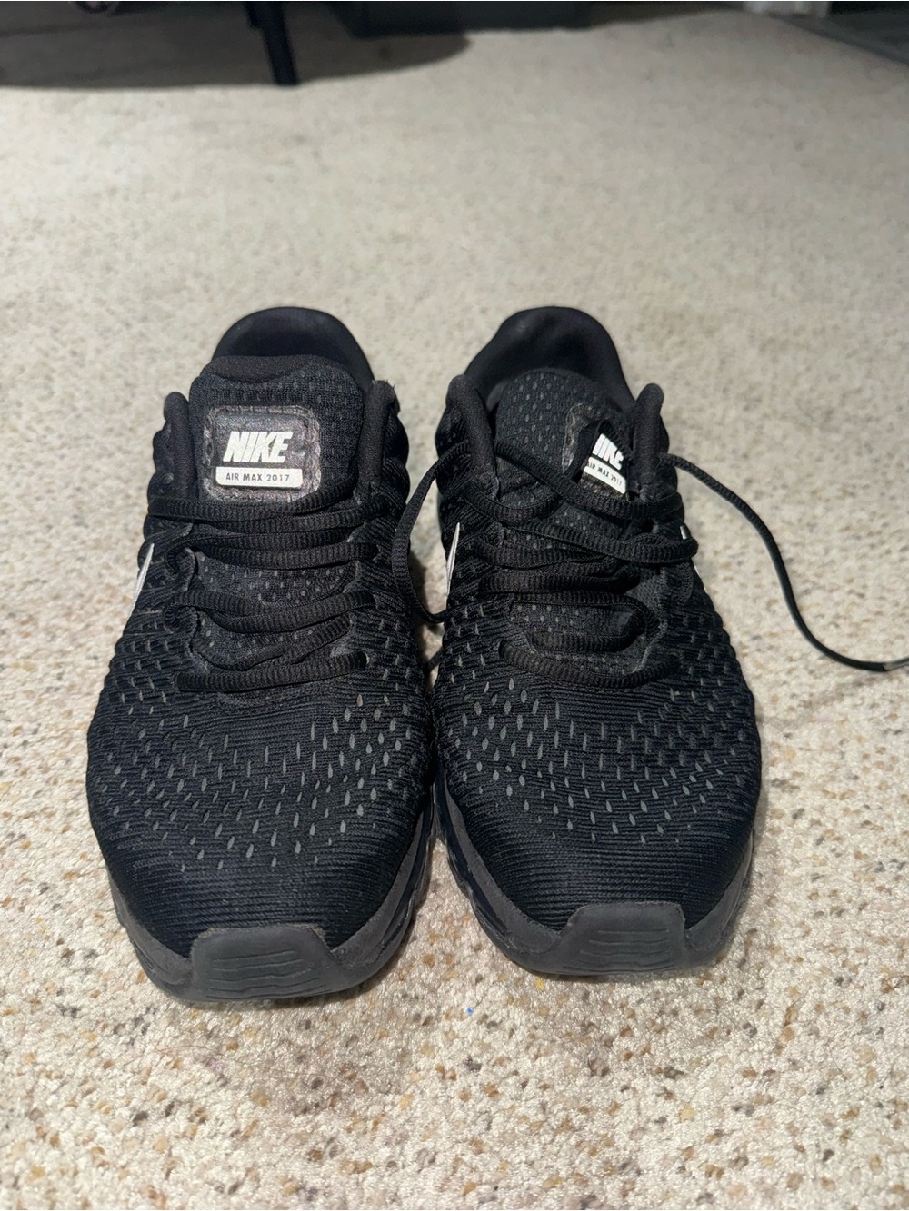 Nike Black Womens Max 2017 Sneakers